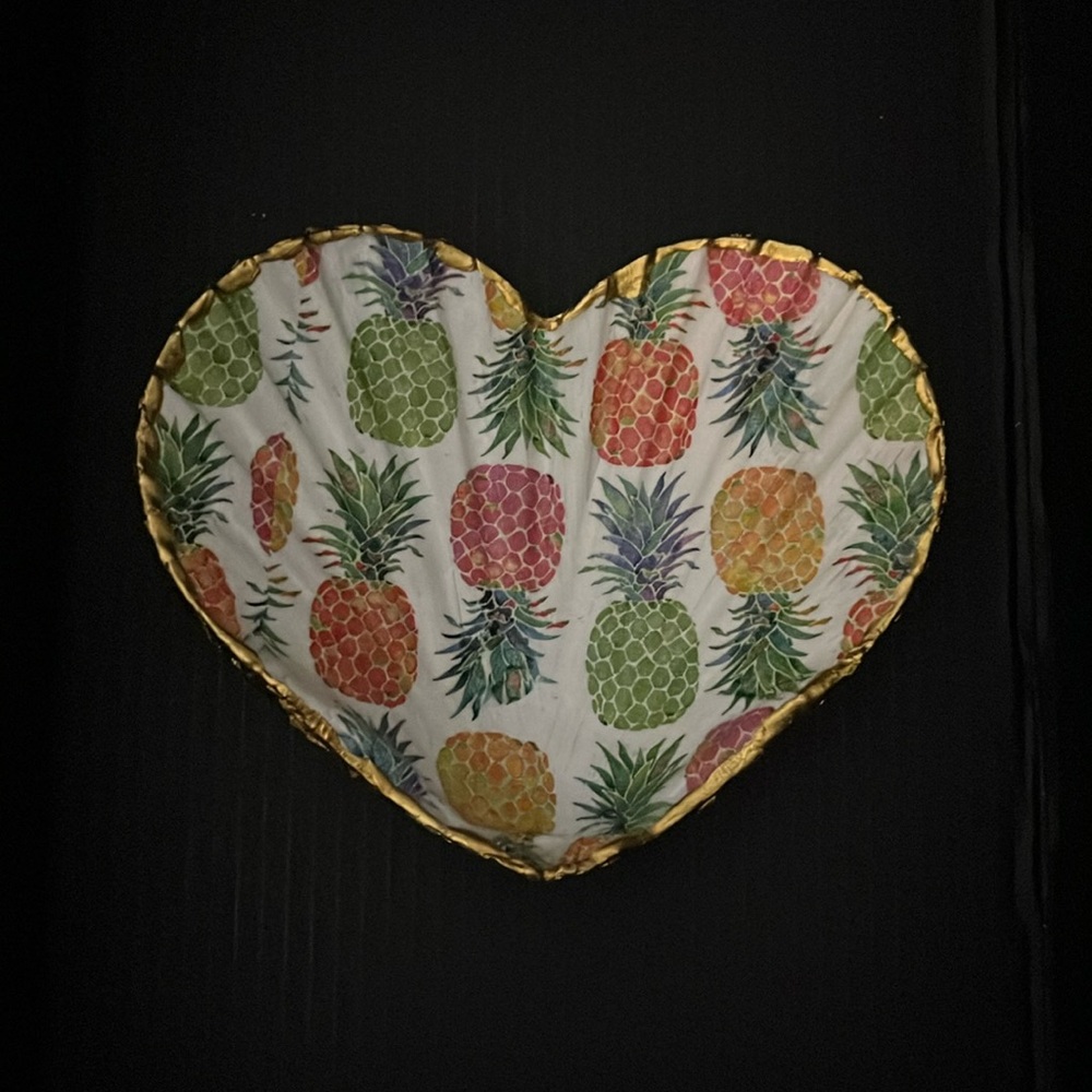 Heart shaped Seashell Trinket Dish